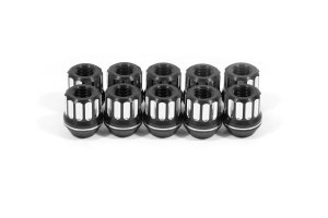 Chevrolet Corvette Lug Nut Kit - BMR Suspension - 12mm x 1.50 RH Conical 12-pt Alum Set of 10 - `97-`04